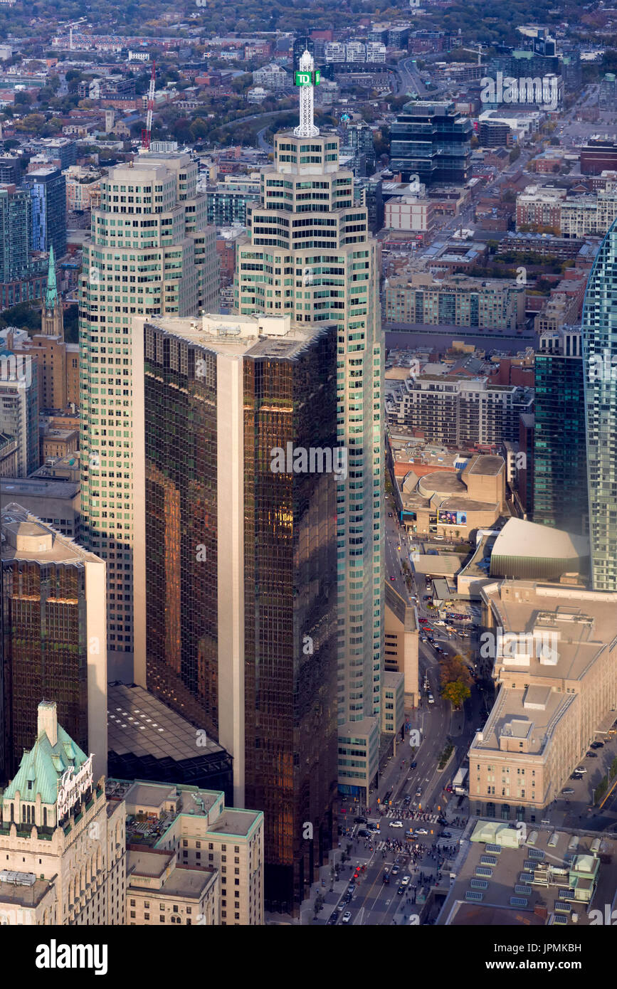 Downtown Toronto, from CN Tower Stock Photo - Alamy