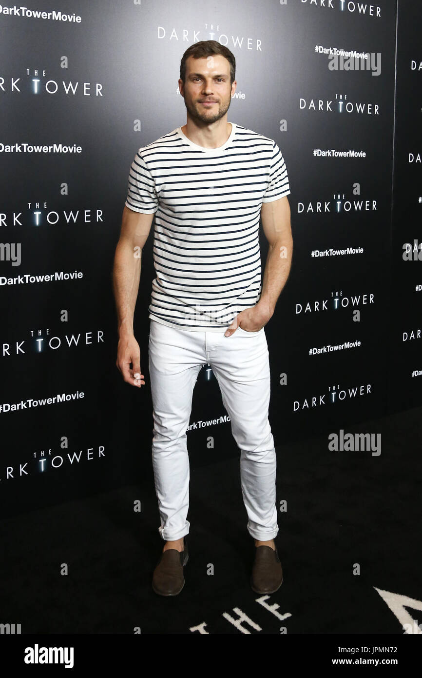 NEW YORK-JUL 31: Ryan Cooper attends 'The Dark Tower' special screening at the Museum of Modern Art on July 31, 2017 in New York City. Stock Photo
