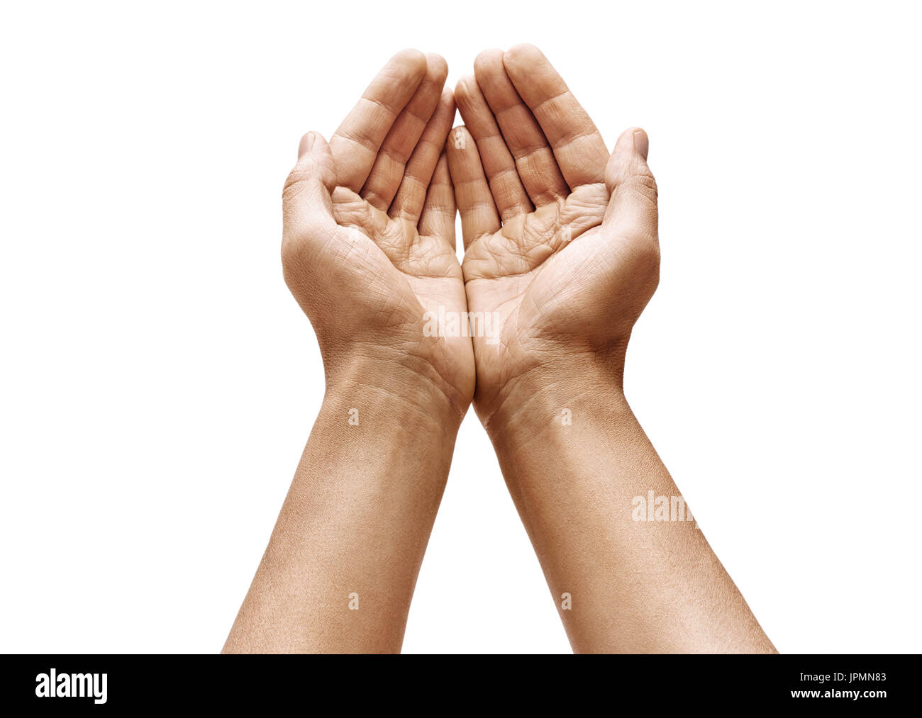 Cupped hands Cut Out Stock Images & Pictures - Alamy