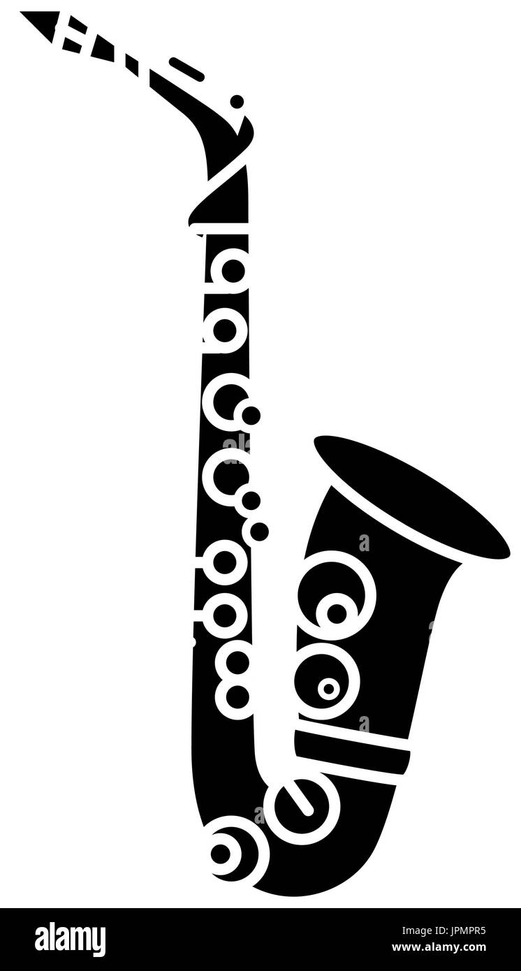 Saxophone music instrument icon vector illustration graphic design