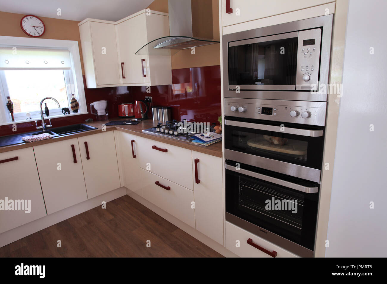 modern Home, domestic kitchen Stock Photo Alamy