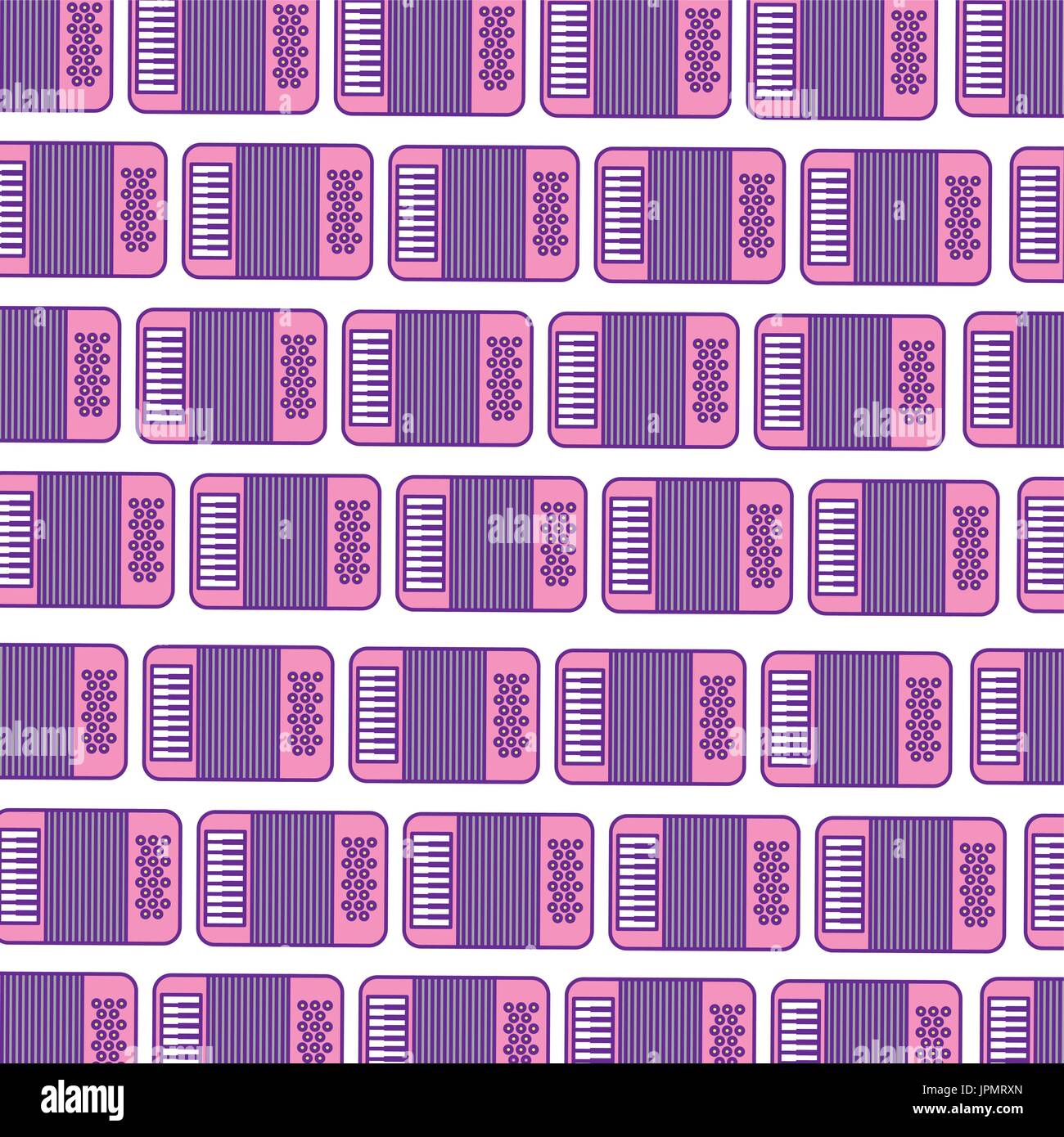 accordion musical instrument pattern background Stock Vector Image ...