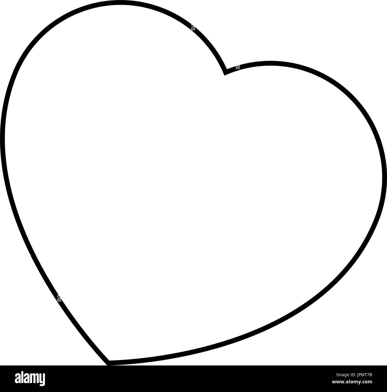 heart icon over white background vector illustration Stock Vector Image ...