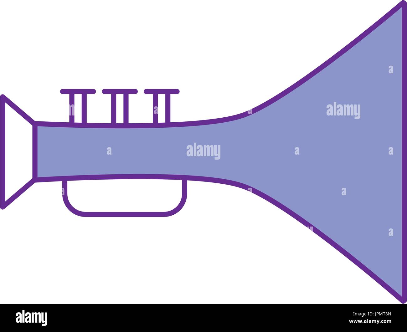 trumpet musical instrument icon Stock Vector Image & Art - Alamy
