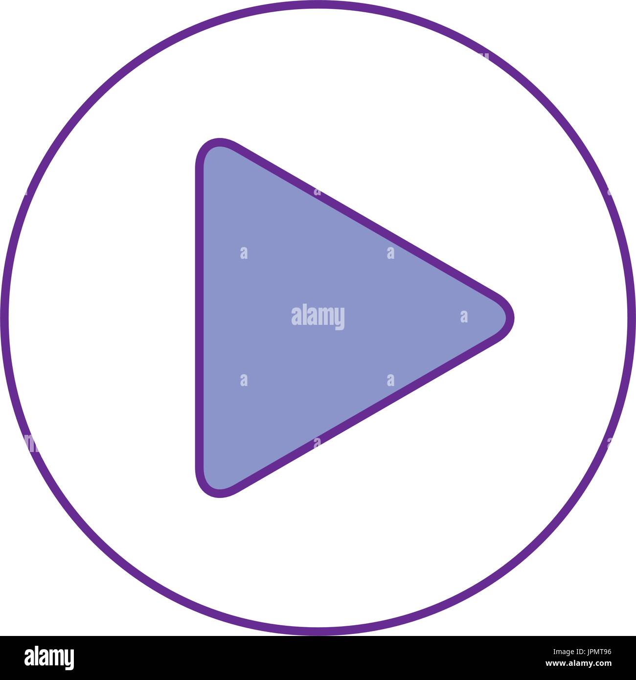 play button isolated icon Stock Vector Image & Art - Alamy