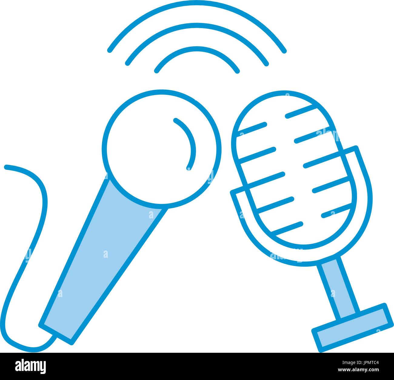microphone audio isolated icon Stock Vector Image & Art - Alamy