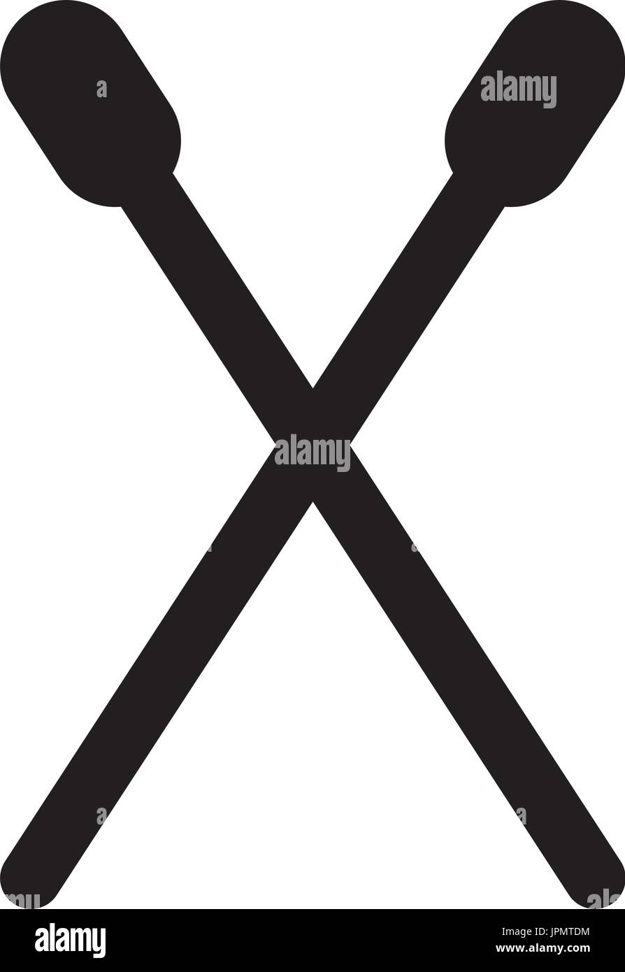 drum stick isolated icon Stock Vector Image & Art - Alamy