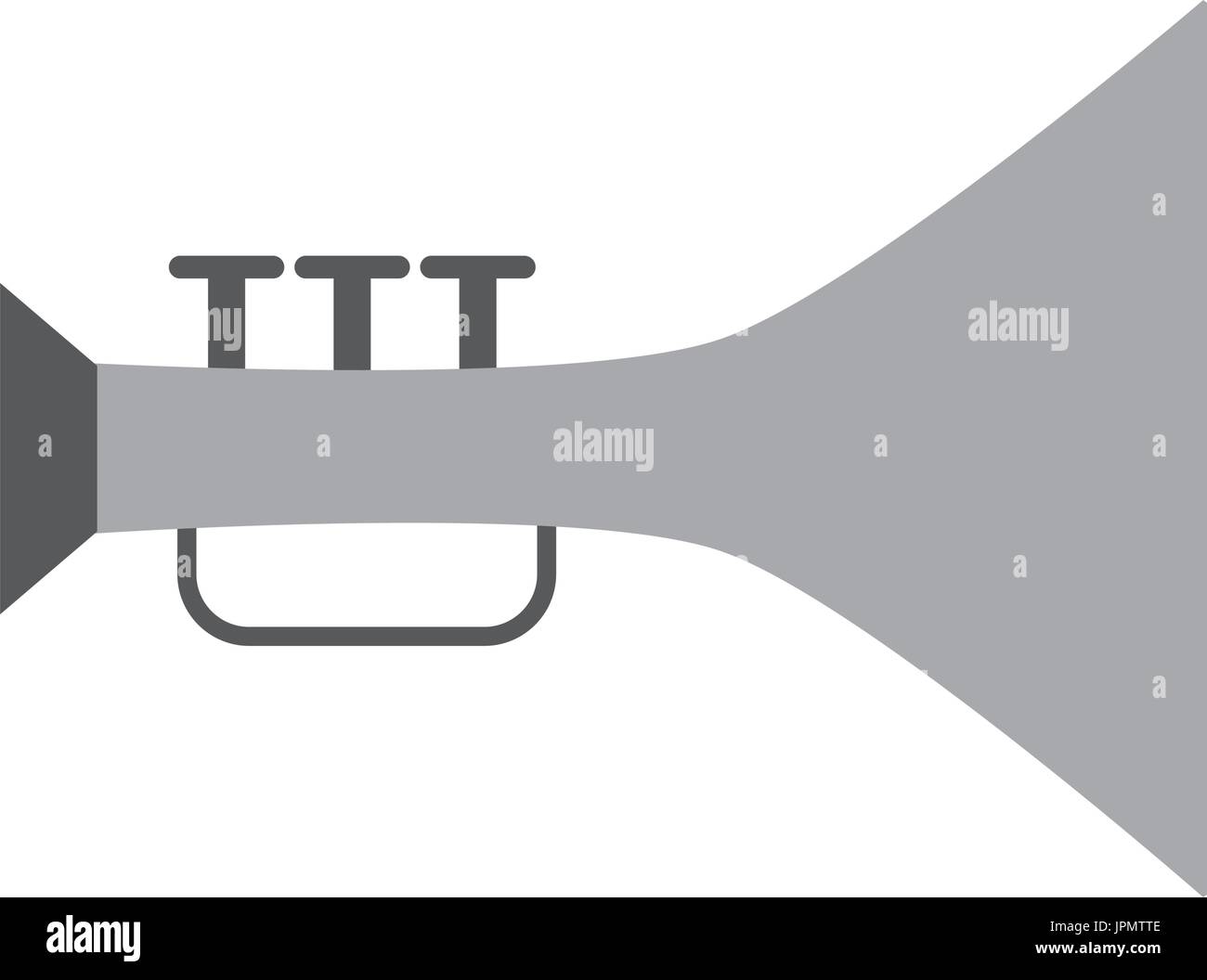 trumpet musical instrument icon Stock Vector Image & Art - Alamy