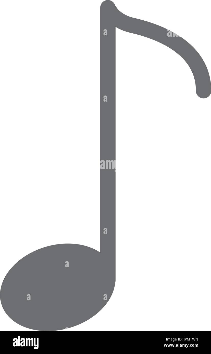 music note isolated icon Stock Vector Image & Art - Alamy