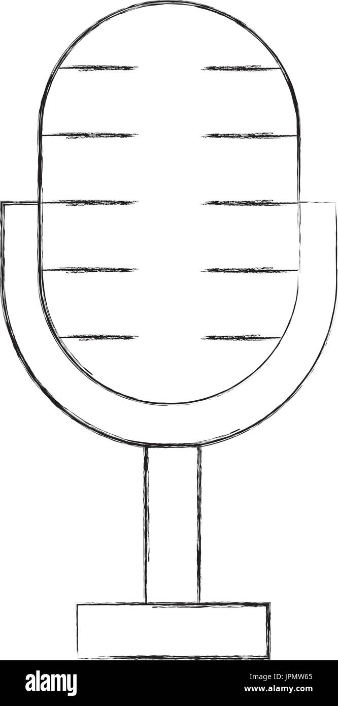 microphone audio isolated icon Stock Vector Image & Art - Alamy