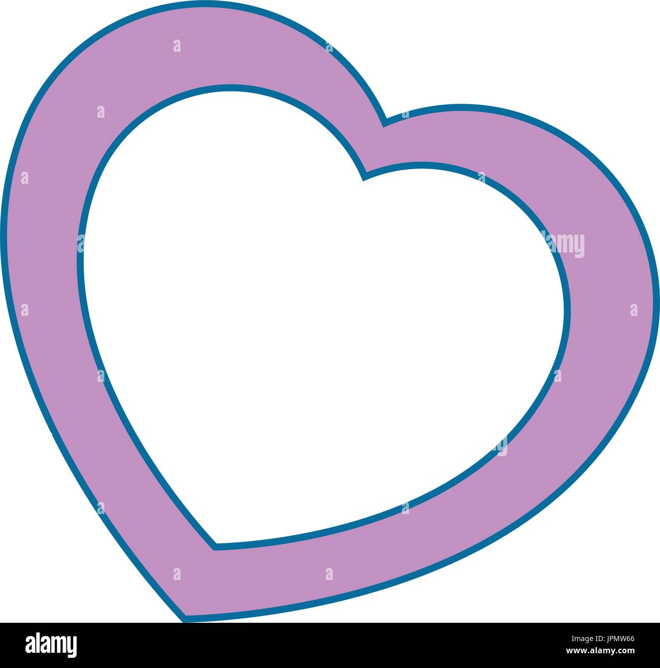 heart icon over white background vector illustration Stock Vector Image ...