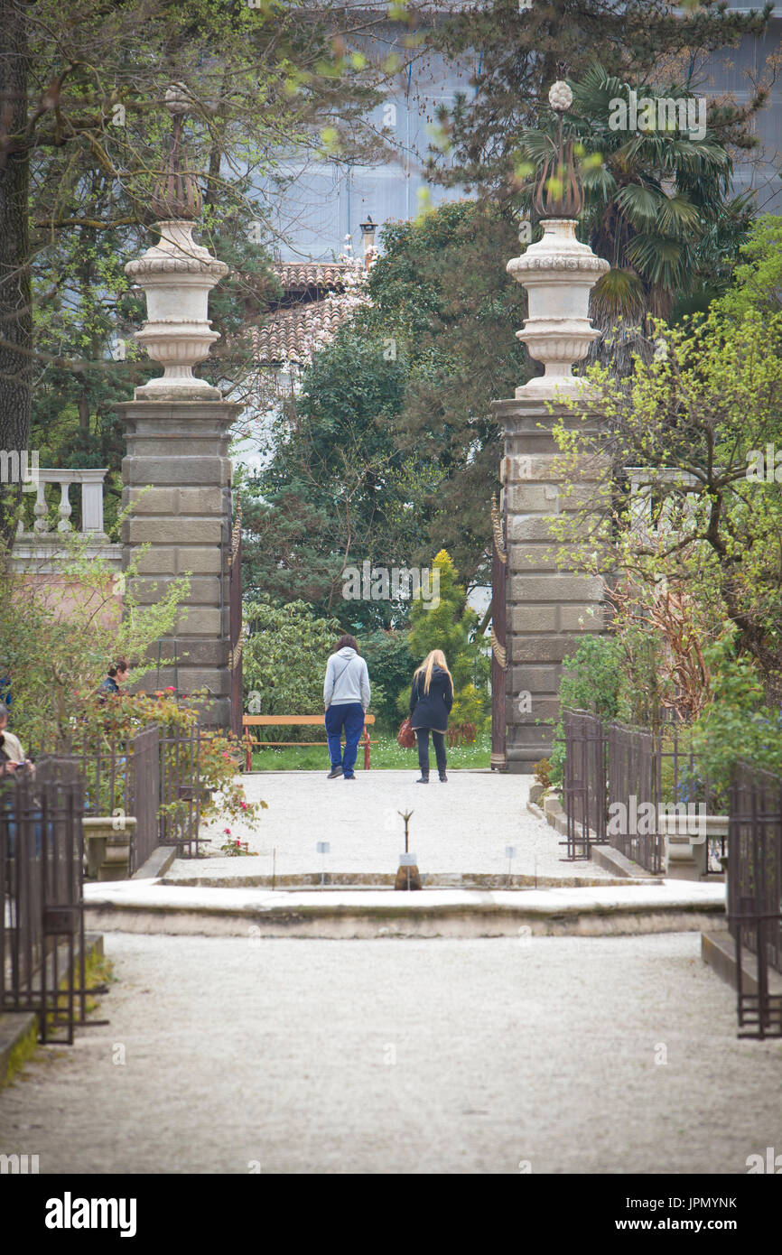 botanical garden of the University of Padova, Italy Stock Photo