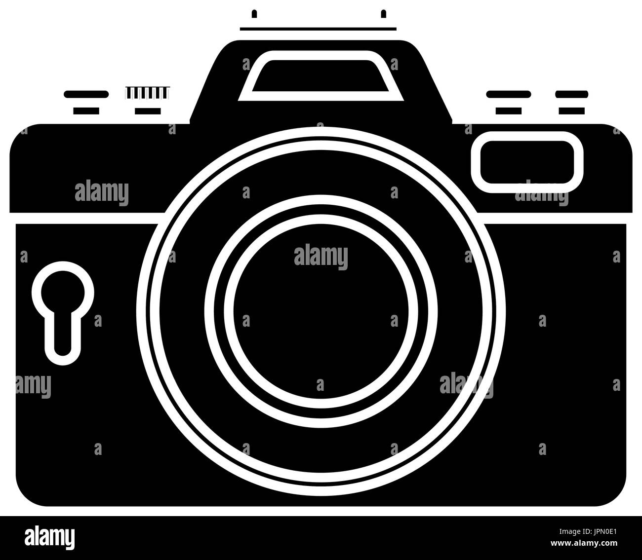photographic camera icon over white background vector illustration ...