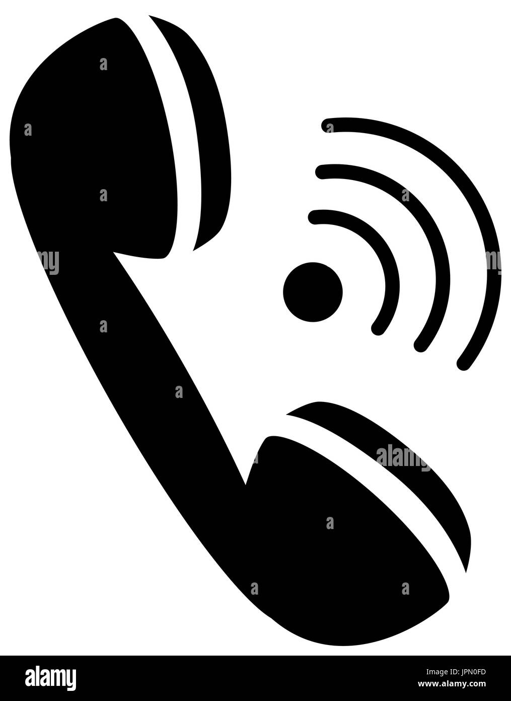 phone icon over white background vector illustration Stock Vector Image ...