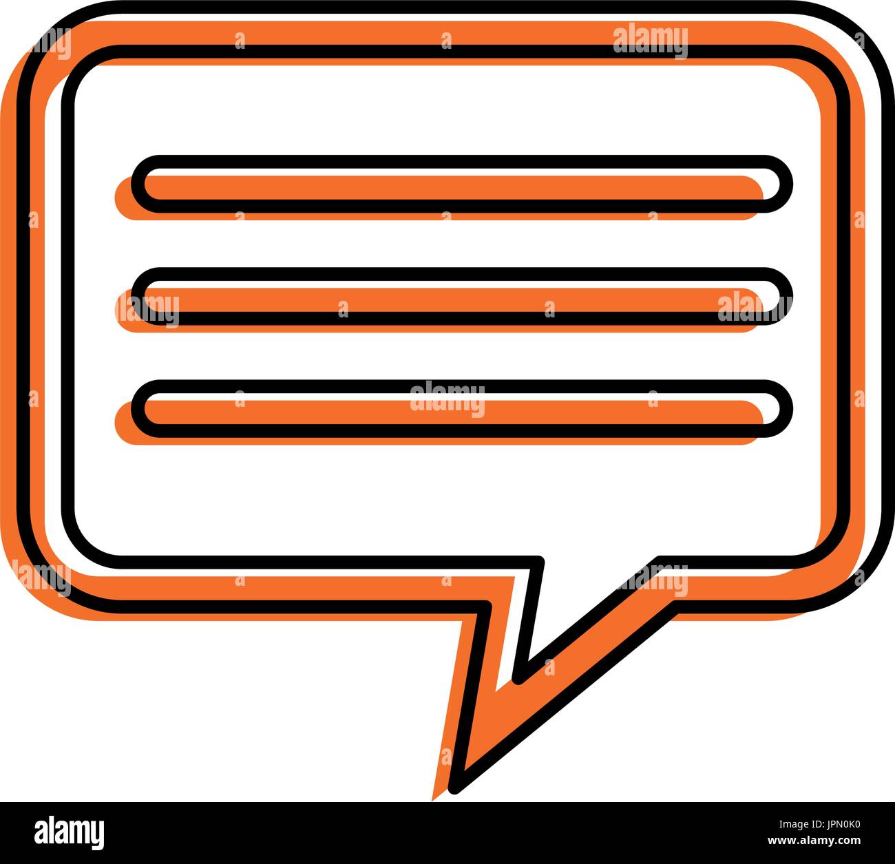 speech bubble icon over white background vector illustration Stock ...