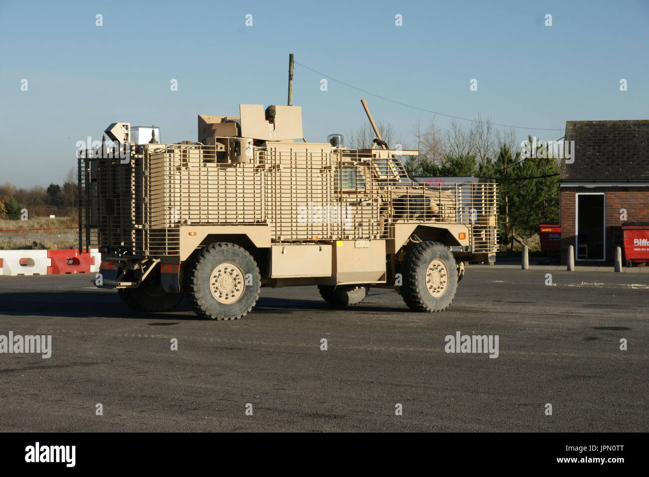 Mastiff, Ridgback armoured personnel carrier Stock Photo