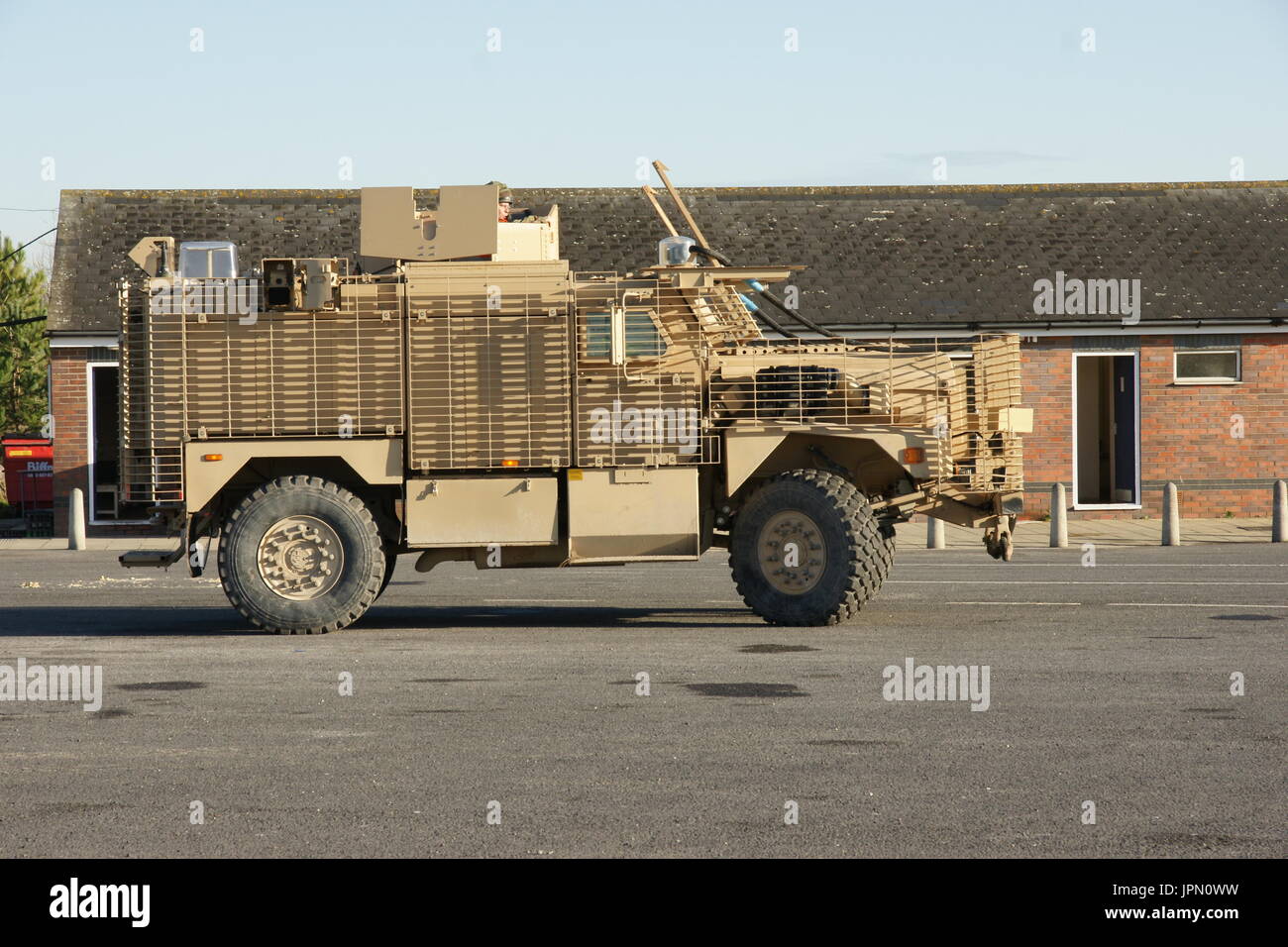 Mastiff, Ridgback armoured personnel carrier Stock Photo