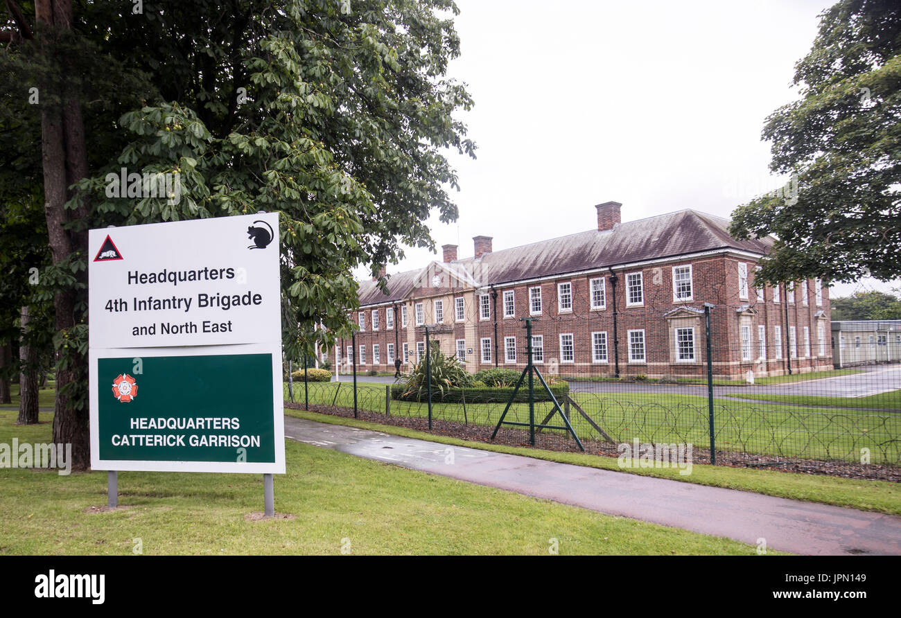 General view of Catterick Garrison Headquarters in Yorkshire Stock