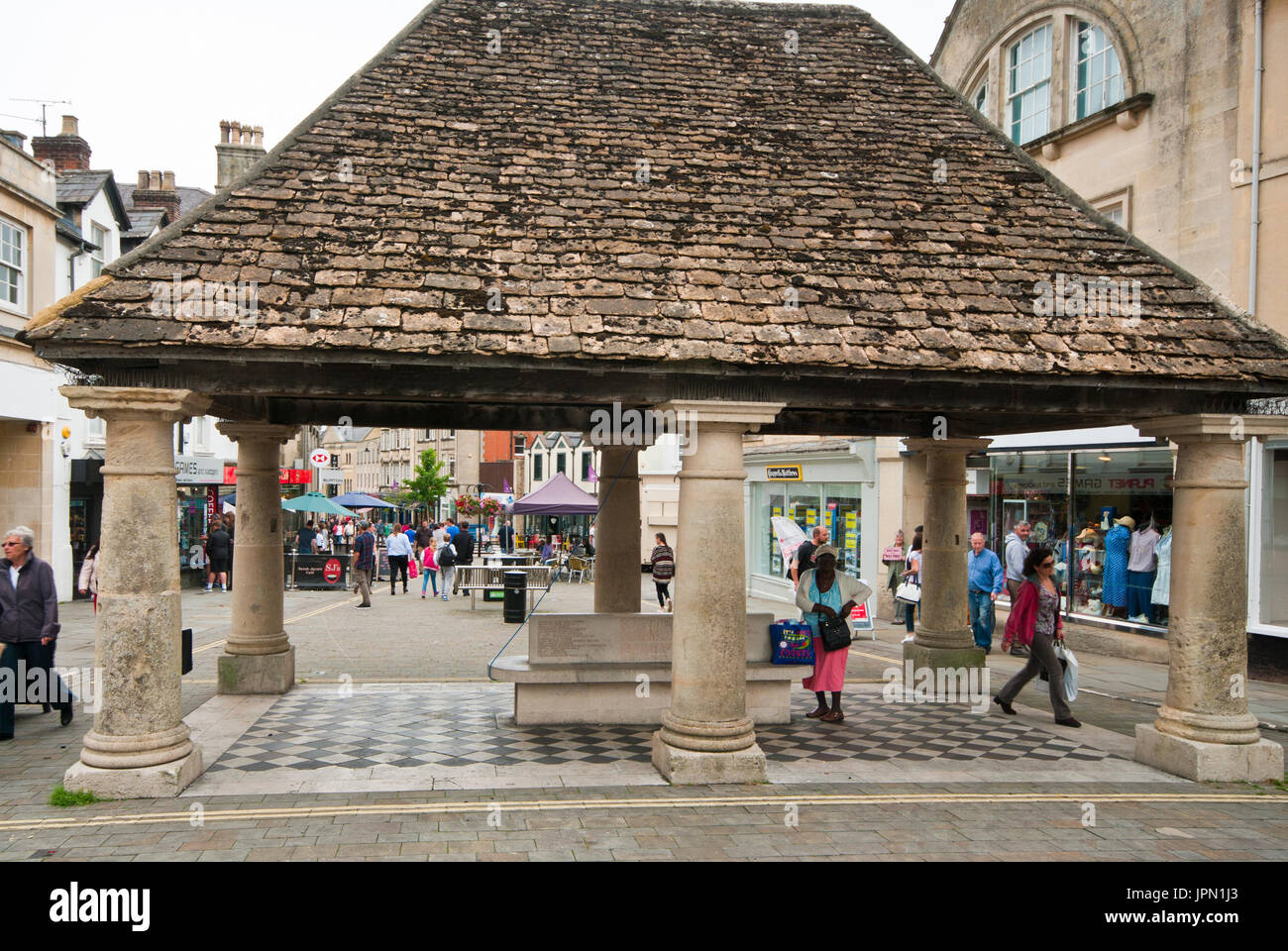 The Buttercross Market Place Chippenham Wiltshire Wilts Uk Stock Photo