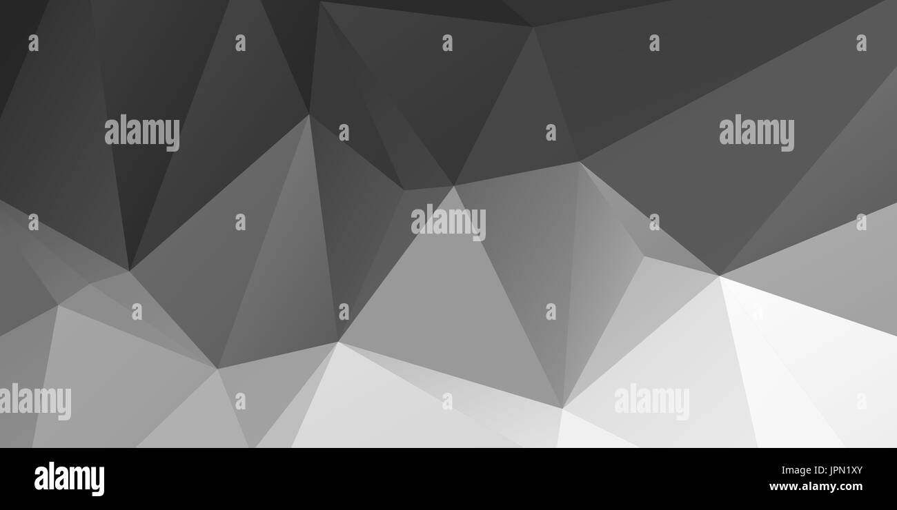 Dark grey abstract triangular background wallpaper. Stock Photo