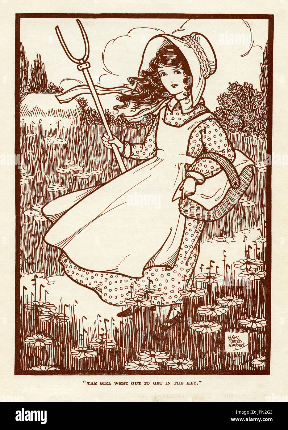 Illustration from the Wonder Book a picture Annual 1921 Stock Photo - Alamy