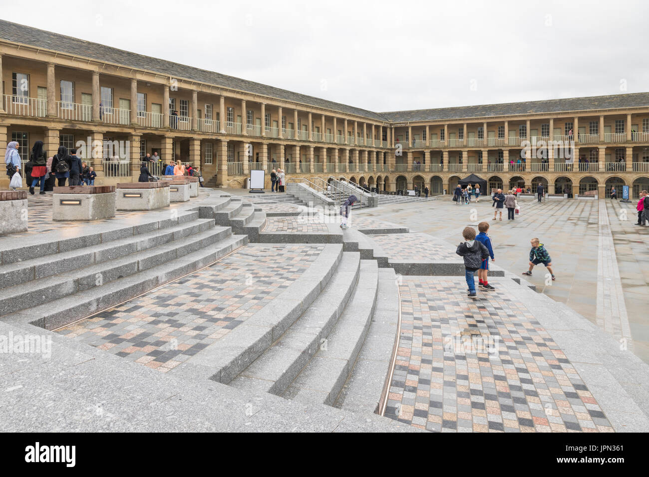 Halifax piece hall shops hires stock photography and images Alamy