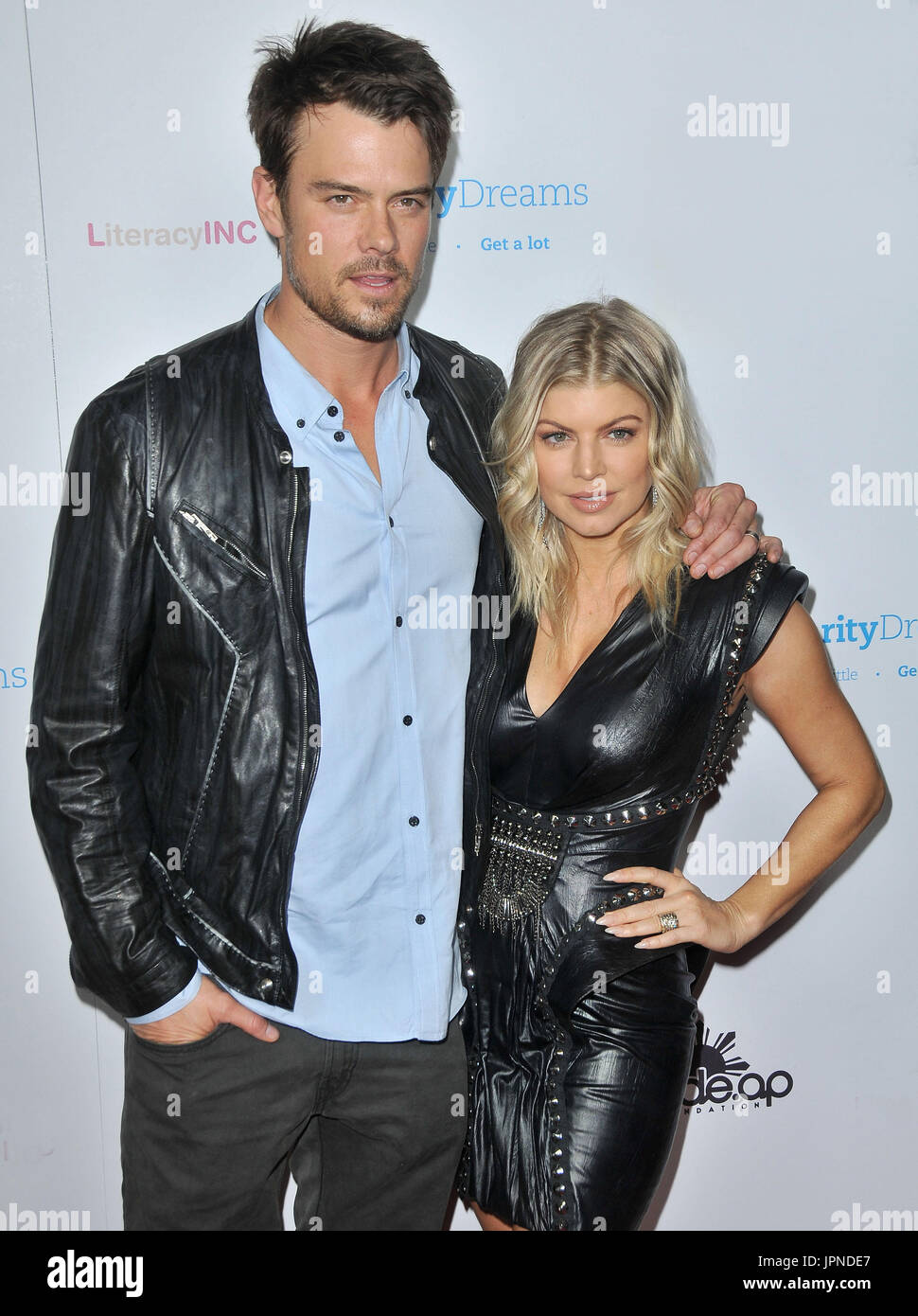 Josh Duhamel & Fergie at Apl.de.Ap Of The Black Eyed Peas' Birthday
