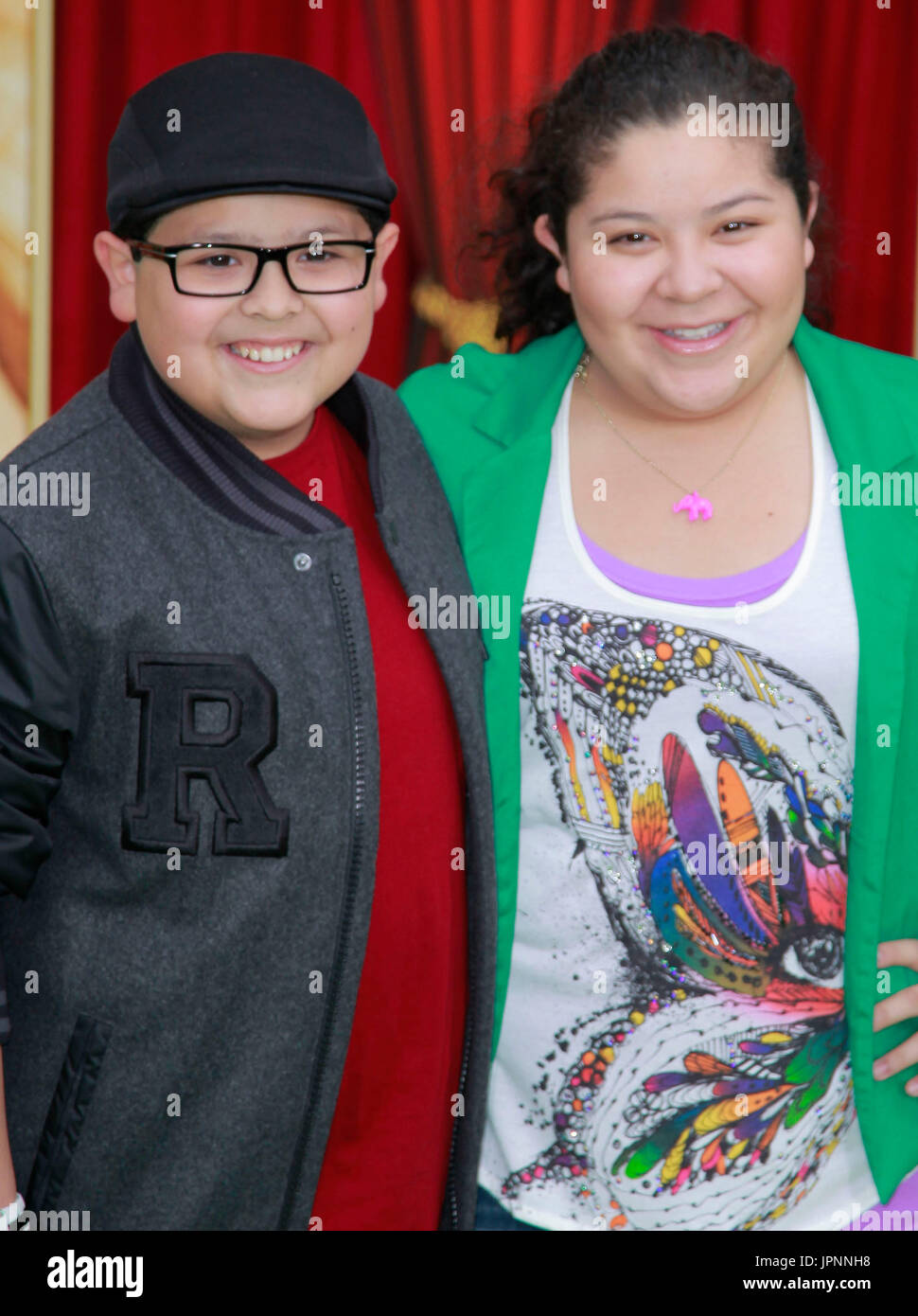 Rico Rodriguez & Raini Rodriguez at the World Premiere of 