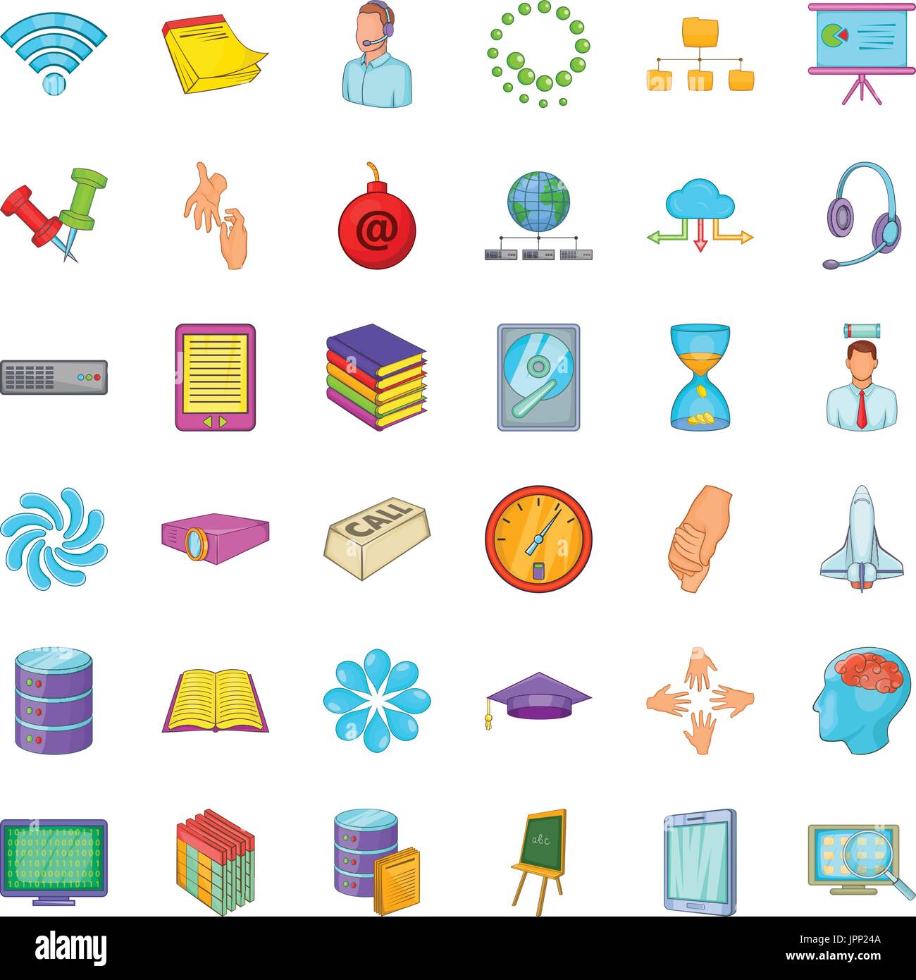 Business workshop icons set, cartoon style Stock Vector Image & Art - Alamy
