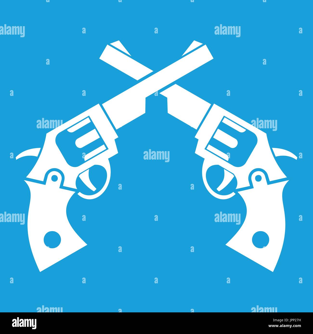 Revolvers icon white Stock Vector Image & Art - Alamy