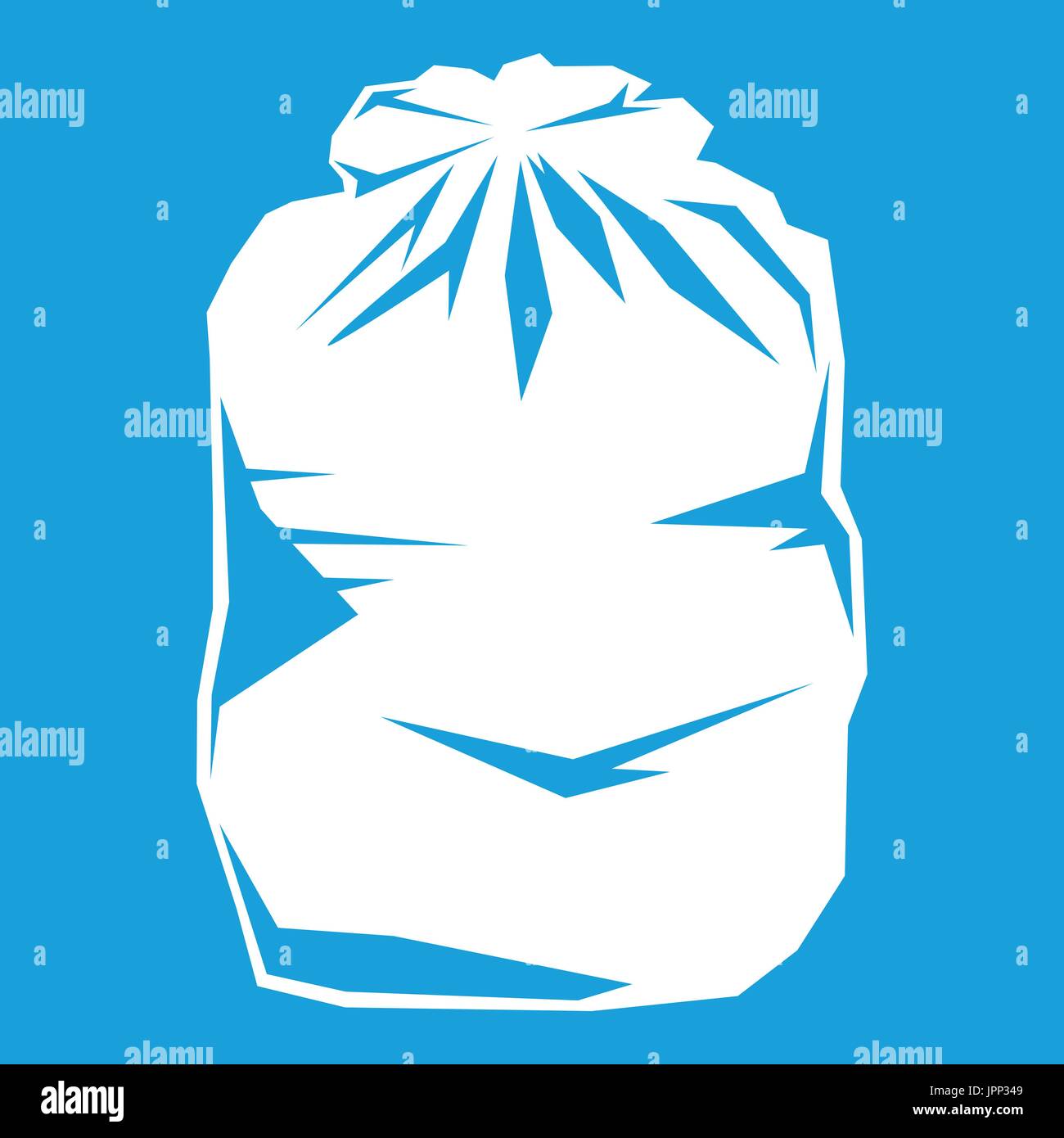 Black trash bag icon white Stock Vector Image & Art Alamy