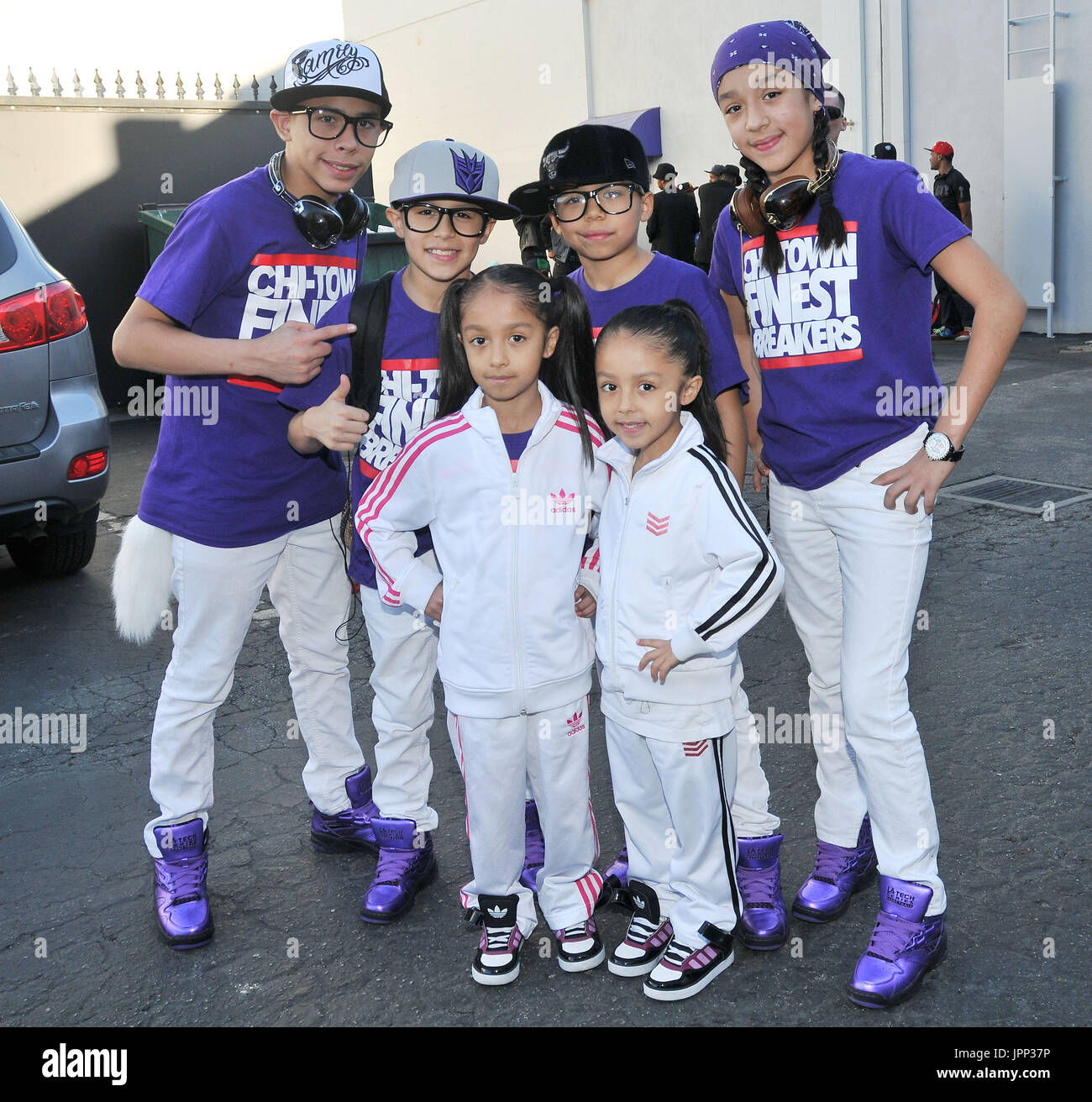 Chi-Town Finest Breakers at Randy Jackson's America's Best Dance Crew Season 7 Season Of The Superstars - Los Angeles Auditions at Center Staging in Burbank, CA. The event took place on Saturday, January 28, 2012. Photo by Sthanlee B. Mirador Pacific Rim Photo Press. Stock Photo