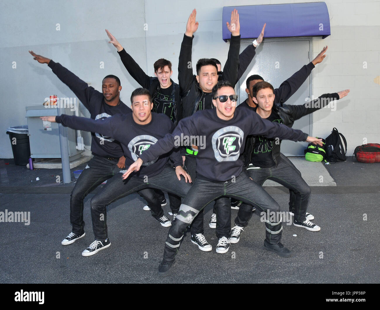 Elektrolytes from Arizona at Randy Jackson's America's Best Dance Crew Season 7 Season Of The Superstars - Los Angeles Auditions at Center Staging in Burbank, CA. The event took place on Saturday, January 28, 2012. Photo by Sthanlee B. Mirador Pacific Rim Photo Press. Stock Photo