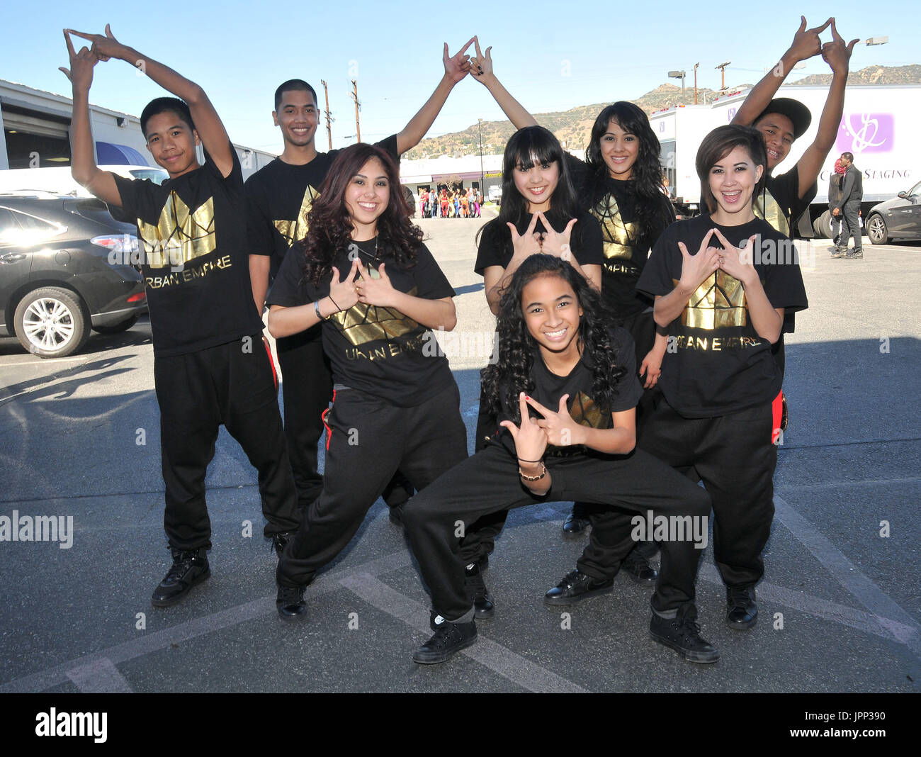 Empire The Crew from Guam at Randy Jackson's America's Best Dance Crew Season 7 Season Of The Superstars - Los Angeles Auditions at Center Staging in Burbank, CA. The event took place on Saturday, January 28, 2012. Photo by Sthanlee B. Mirador Pacific Rim Photo Press. Stock Photo