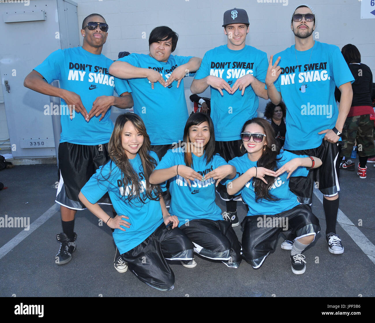 Misfit from Sacramento, CA at Randy Jackson's America's Best Dance Crew Season 7 Season Of The Superstars - Los Angeles Auditions at Center Staging in Burbank, CA. The event took place on Saturday, January 28, 2012. Photo by Sthanlee B. Mirador Pacific Rim Photo Press. Stock Photo
