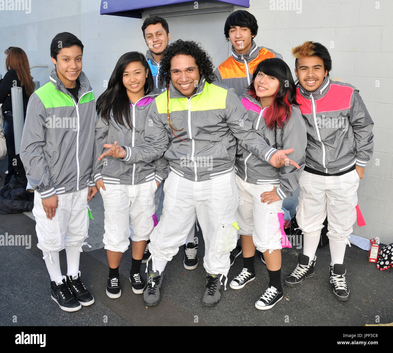 Neon at Randy Jackson's America's Best Dance Crew Season 7 Season Of The Superstars - Los Angeles Auditions at Center Staging in Burbank, CA. The event took place on Saturday, January 28, 2012. Photo by Sthanlee B. Mirador Pacific Rim Photo Press. Stock Photo