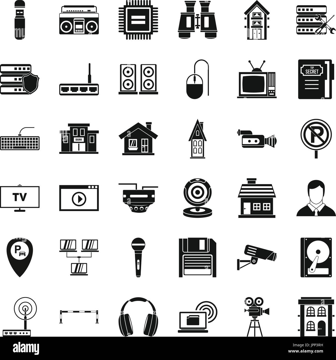 Studio camera icons set, simple style Stock Vector Image & Art Alamy