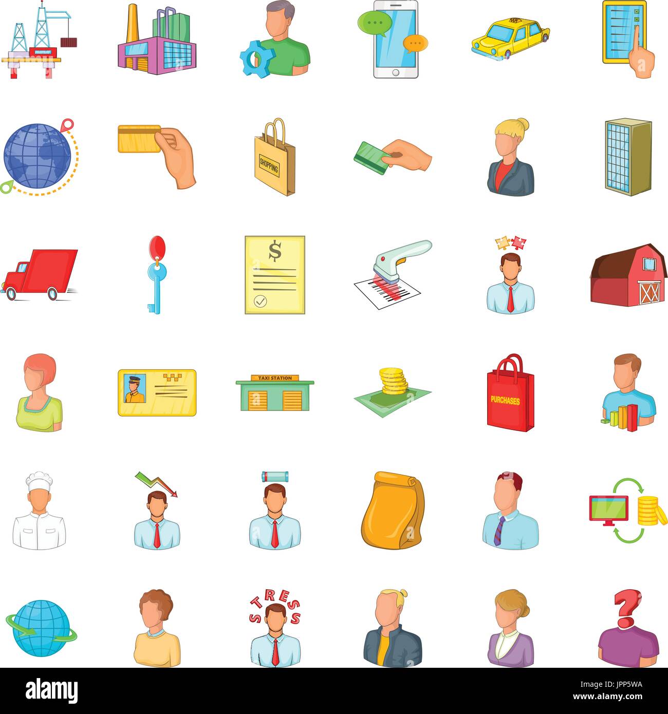 Good career icons set, cartoon style Stock Vector Image & Art - Alamy