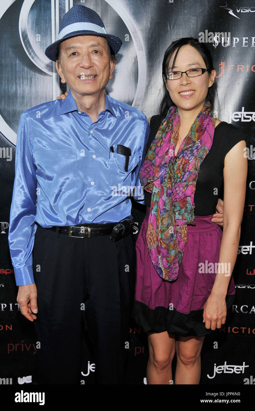 Actor James Hong & Daughter April Hong at the UPERCAPITALIST Los Angeles Premiere held at the