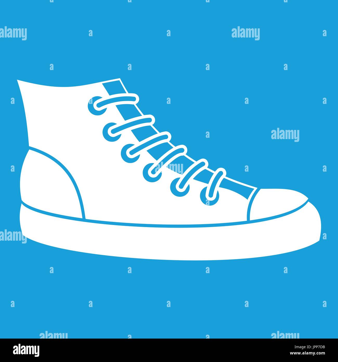 Sneakers icon white Stock Vector Image & Art - Alamy
