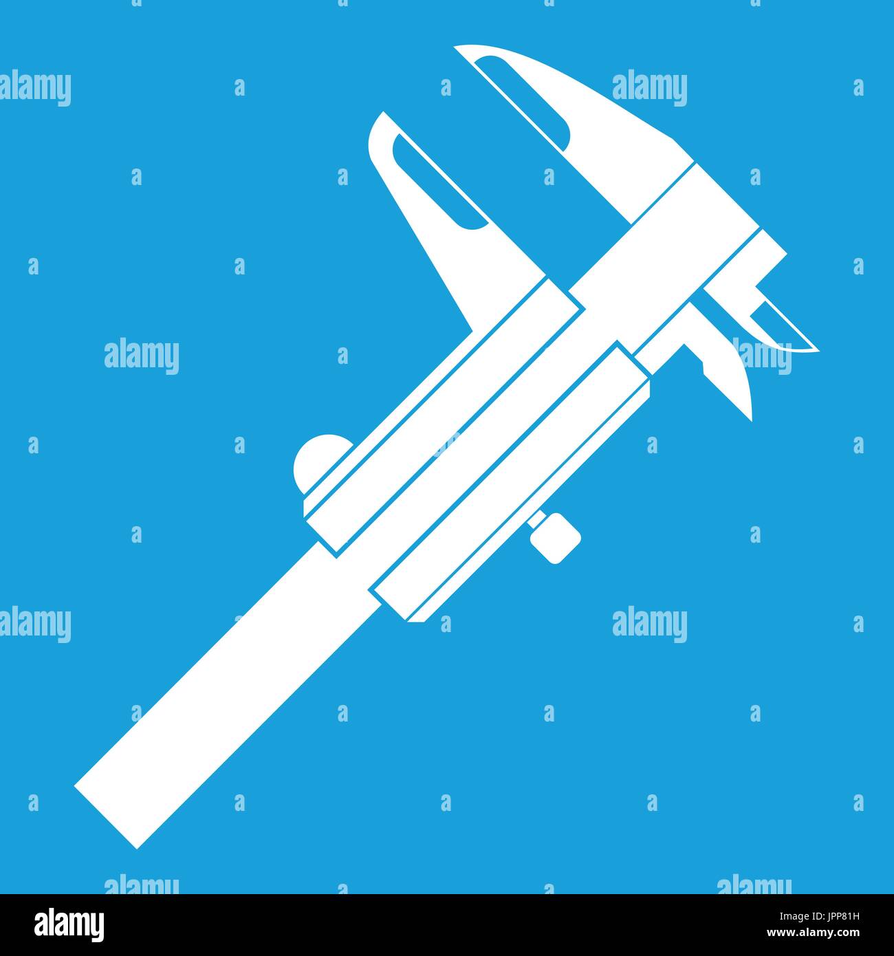 Calipers icon white Stock Vector Image & Art Alamy