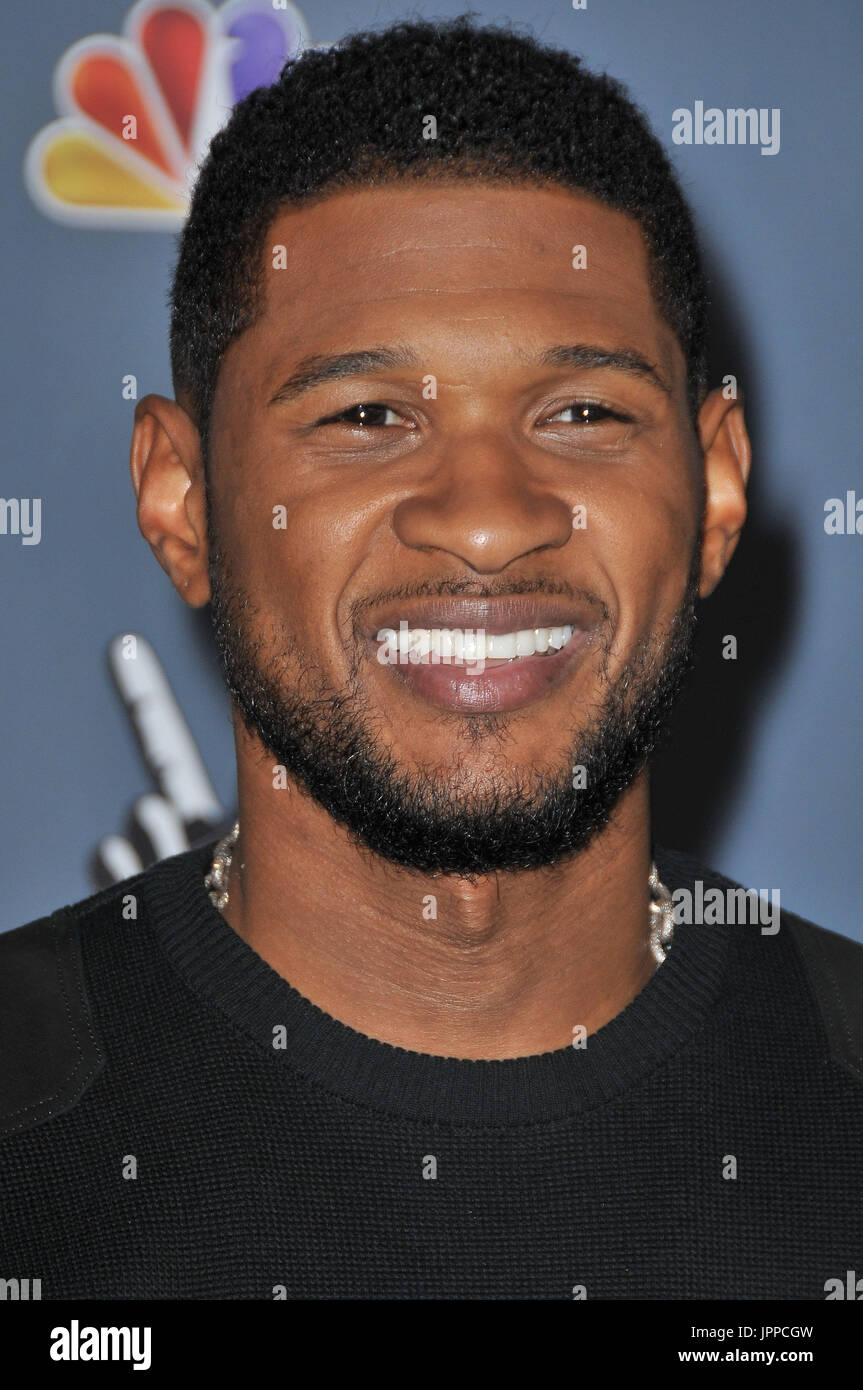 Usher at "The Voice" Season 4 Premiere held at the TCL Chinese Theatre