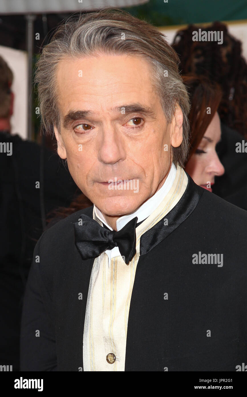 Jeremy Irons arrives to the 70th Annual Golden Globe Awards held at the