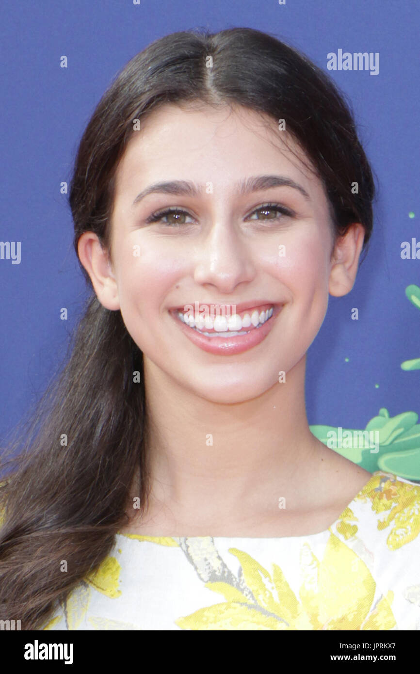 Zoey Burger at the Nick Kids Choice Sports Awards Red Carpet Arrivals