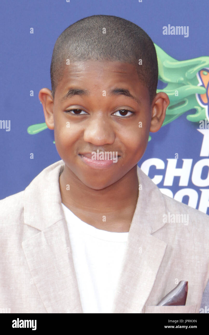 Tylen Jacob Williams at the Nick Kids Choice Sports Awards Red Carpet