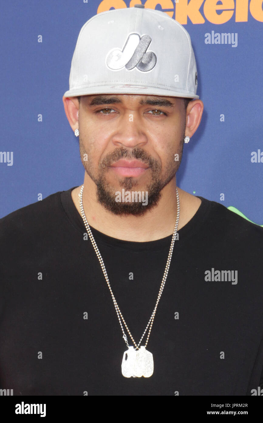 Javale McGee at the Nick Kids Choice Sports Awards Red Carpet Arrivals