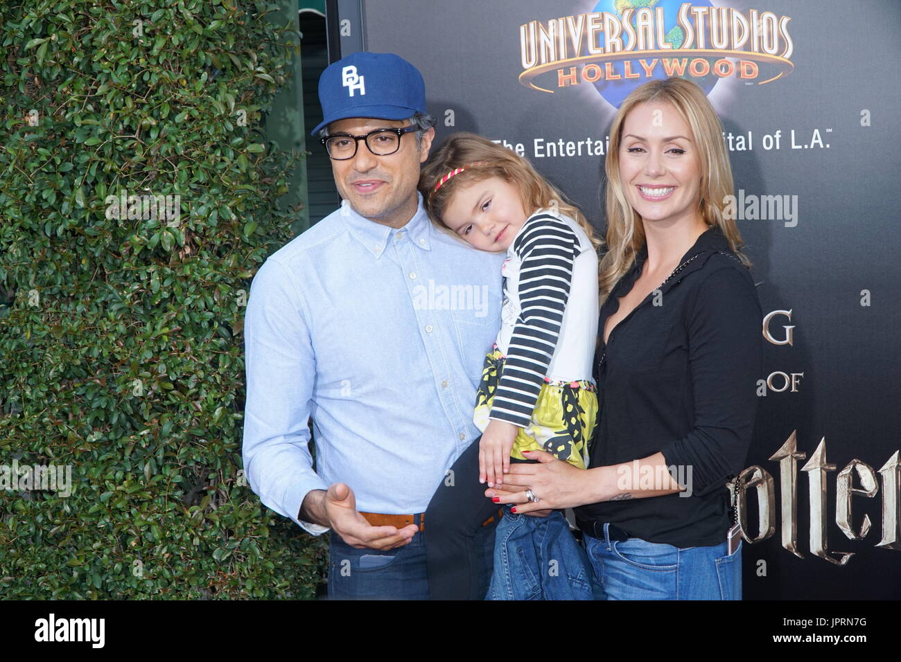Jaime Camil, Elena Camil and Heidi Balvanera at the The Wizarding World ...