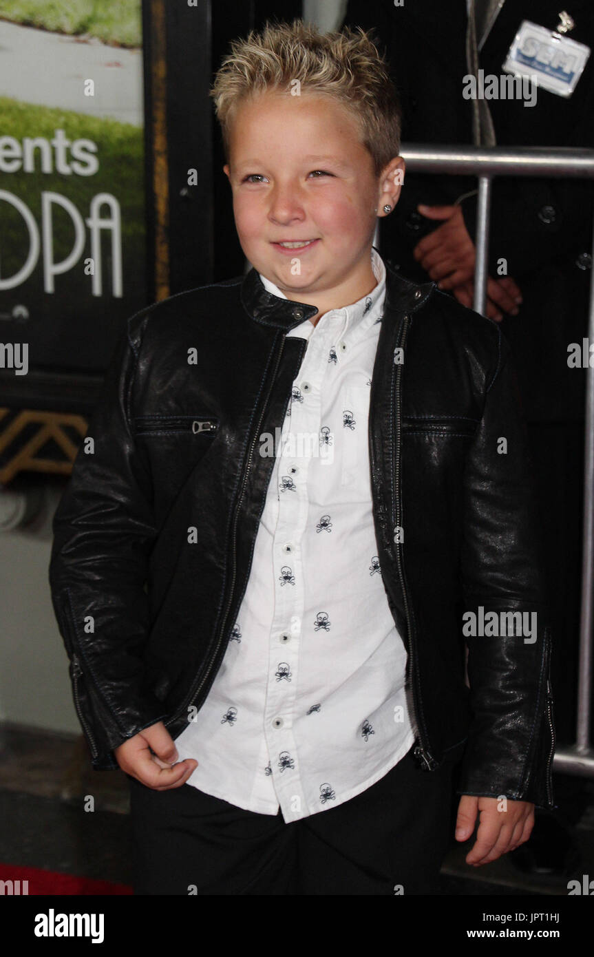 Jackson Nicoll at red carpet arrivals of the Los Angeles Premiere of
