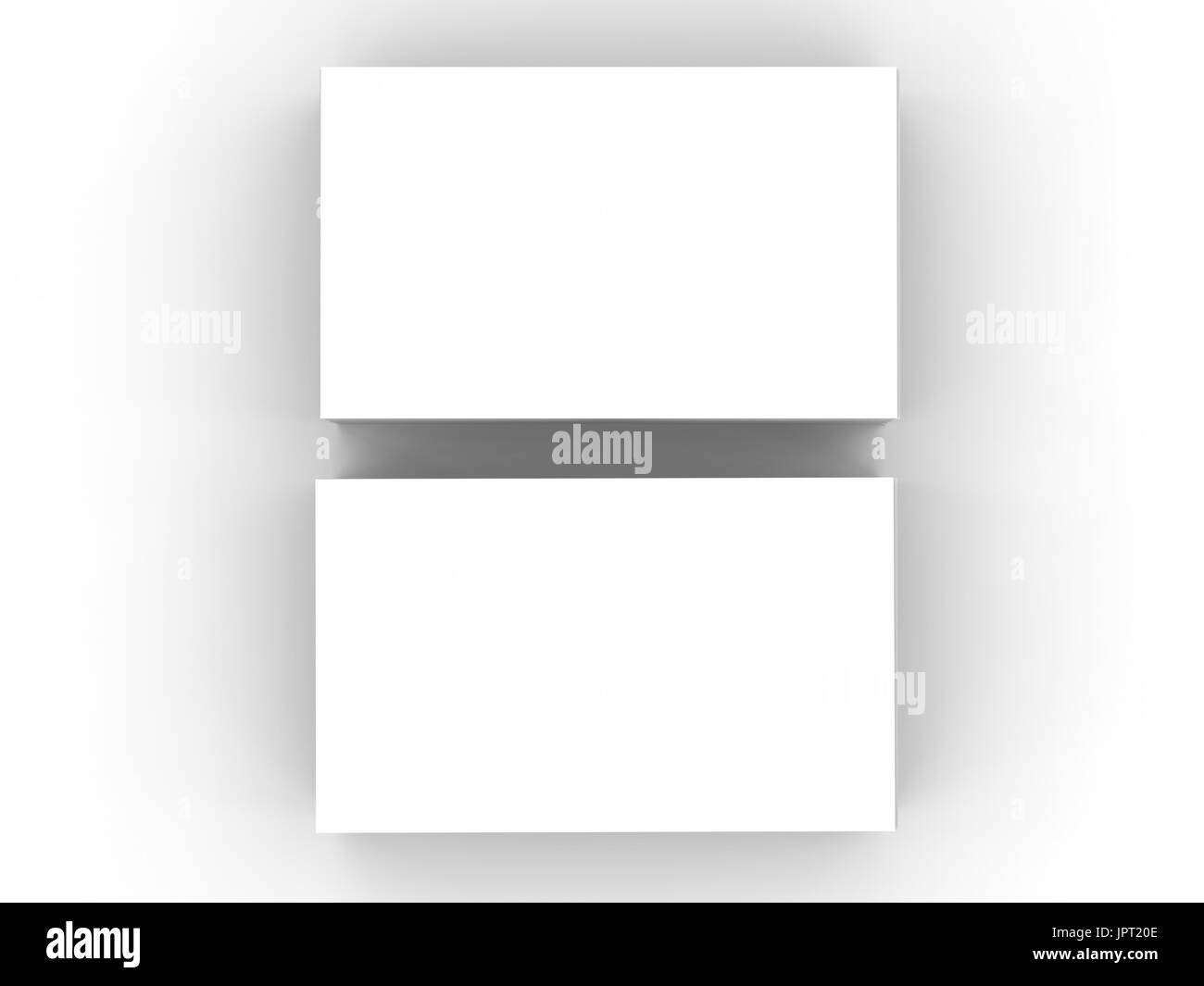 3d-rendering-stack-of-blank-name-cards-stock-photo-alamy