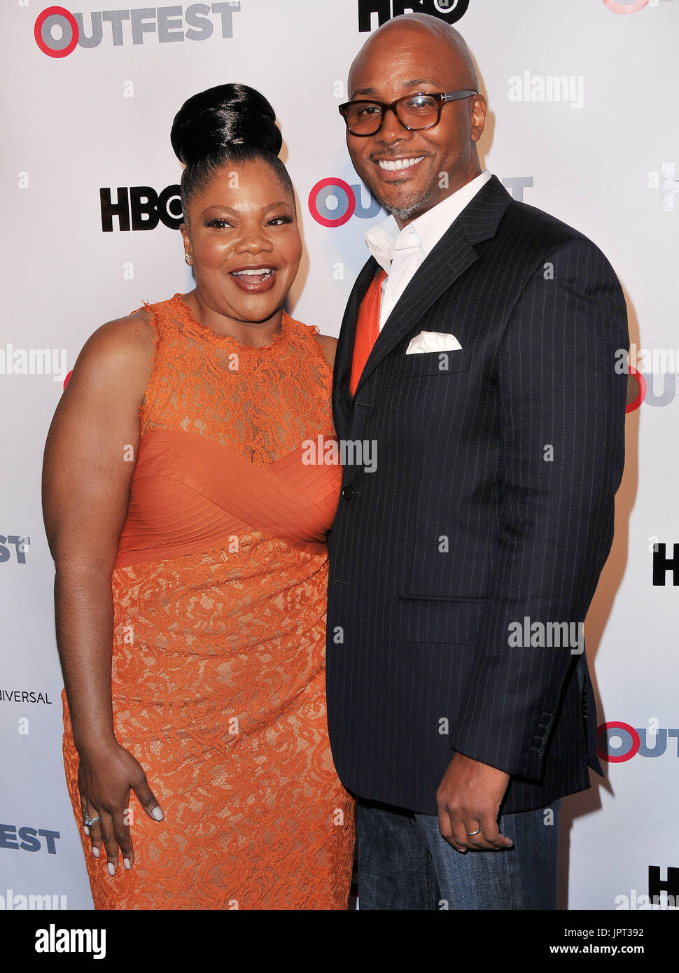 Mo'Nique & Husband Sidney Hicks at the OUTFEST FUSION Opening Night